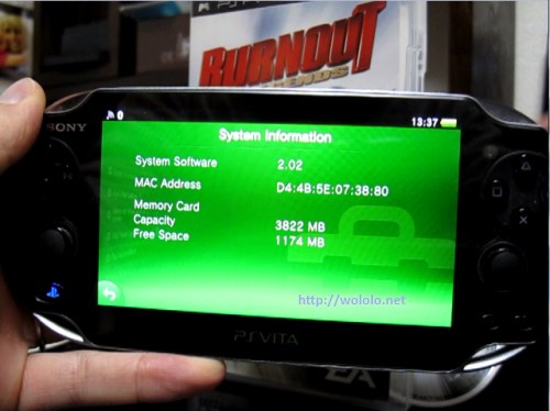 Oh noes, you saw my MAC Address, please don't hack my Vita!