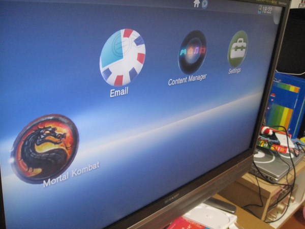 Don't be fooled by the screenshot here, Mortal Kombat does *not* run on the vita TV