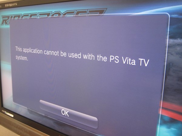 75% of vita games refuse to run on the vita tv, including games that were part of the launch lineup of the vita in Japan