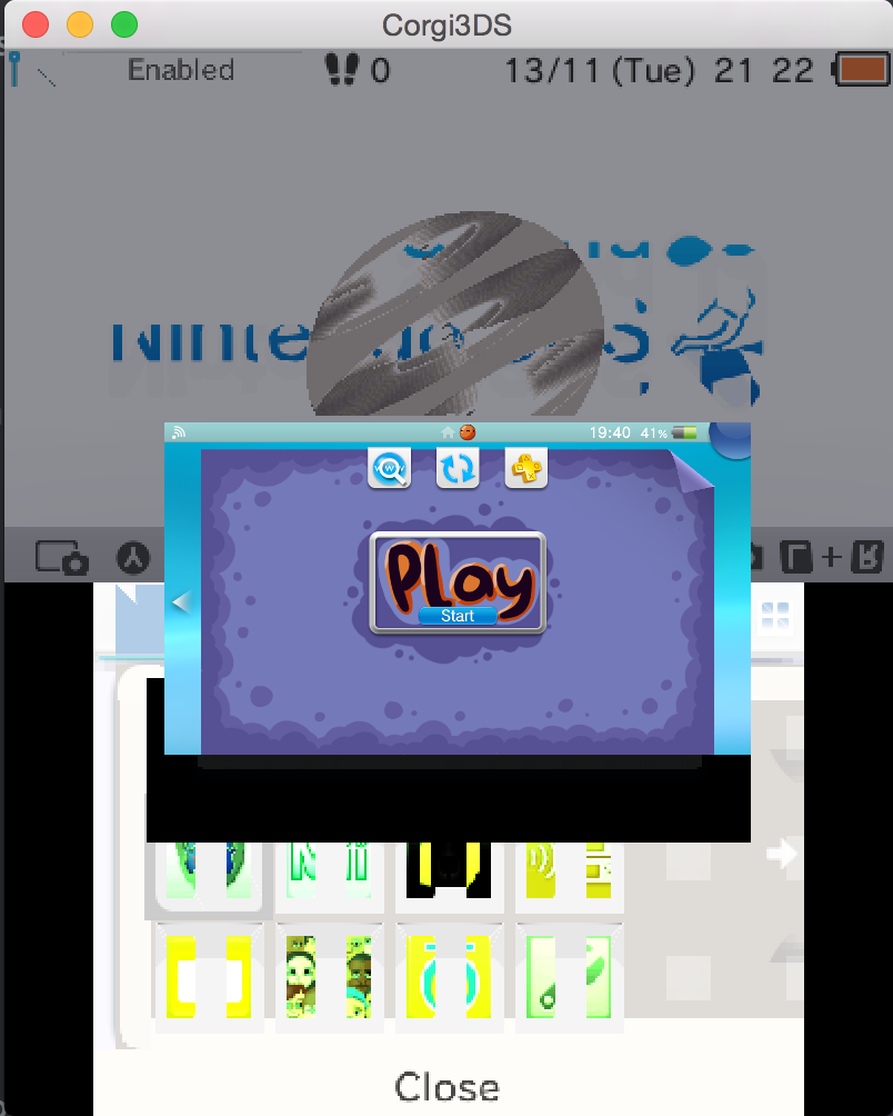 3ds menu. 3ds menu
