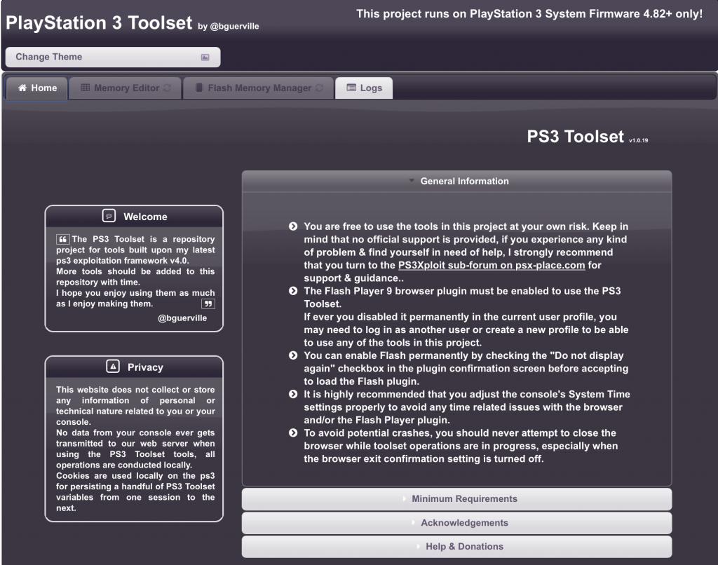 PlayStation 3 bguerville releases PlayStation 3 Toolset A PS3