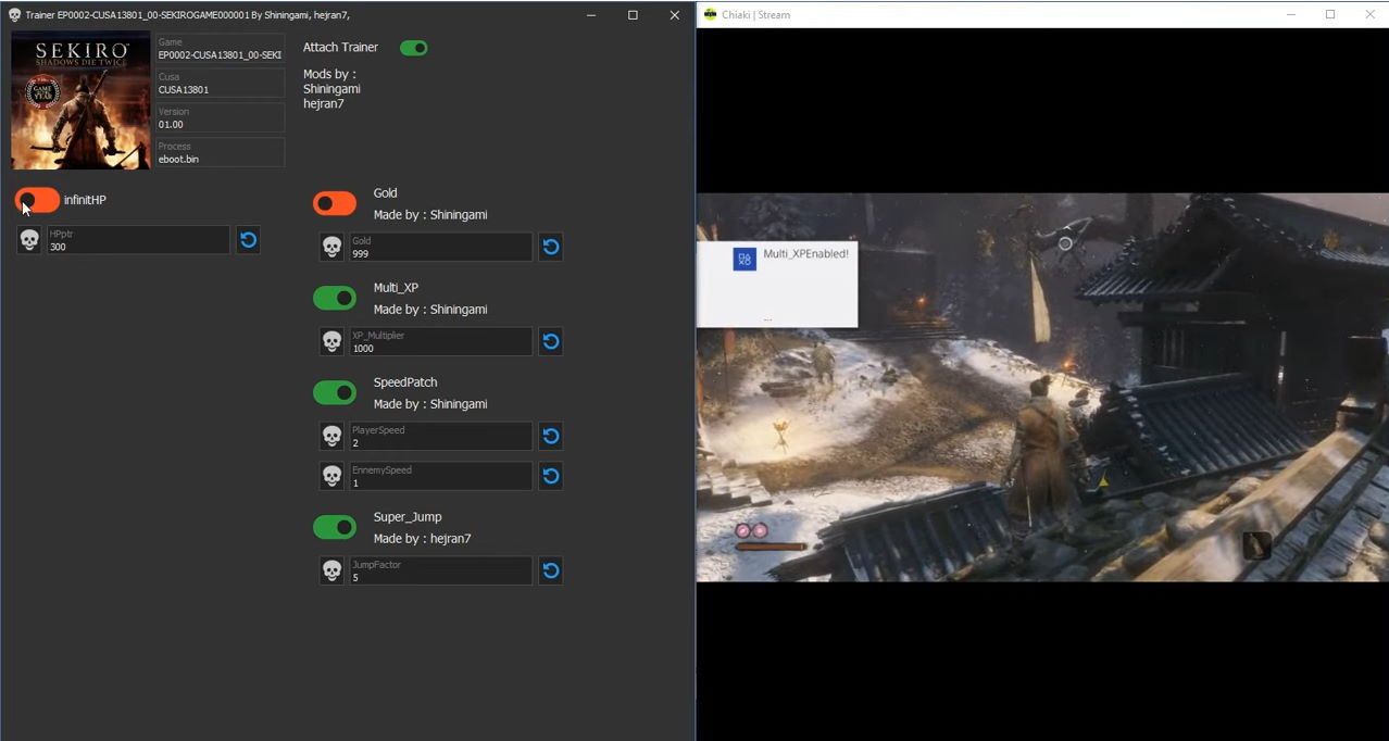 PS4 Release: MultiTrainer 1.1.5.5 - Wololo.net