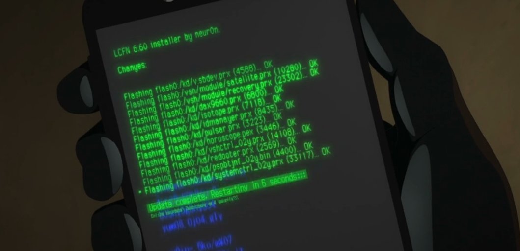 This Popular 21 Anime Features An Actual Psp Cfw Installer From Ages Ago Wololo Net